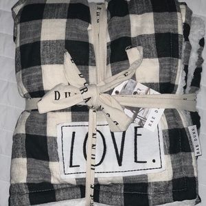 Rae Dunn Love Blanket